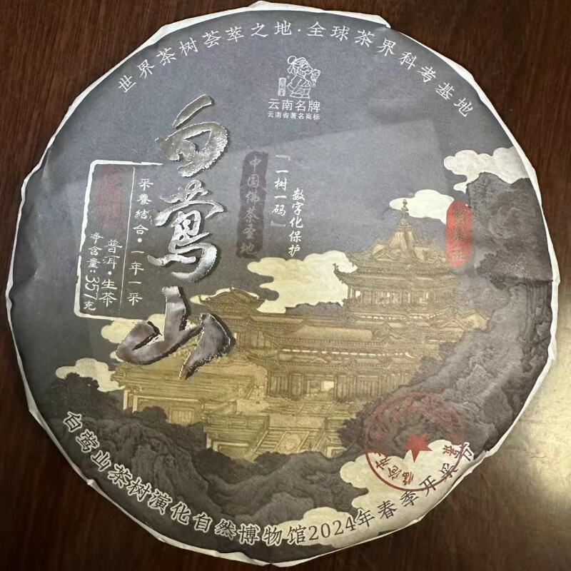茶树王 2024年白莺山普洱茶（生茶）357g