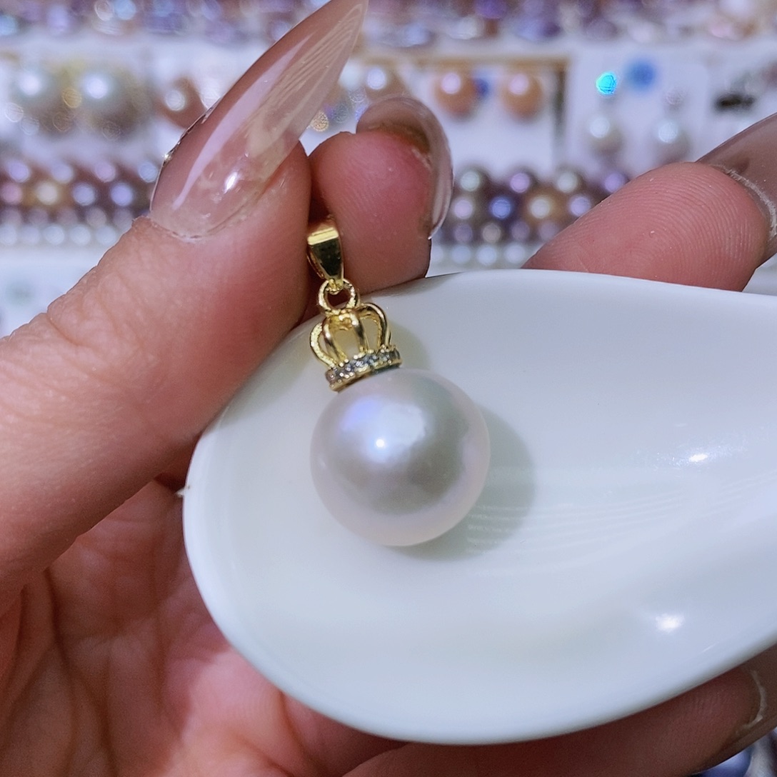 淡水珍珠颈饰合金