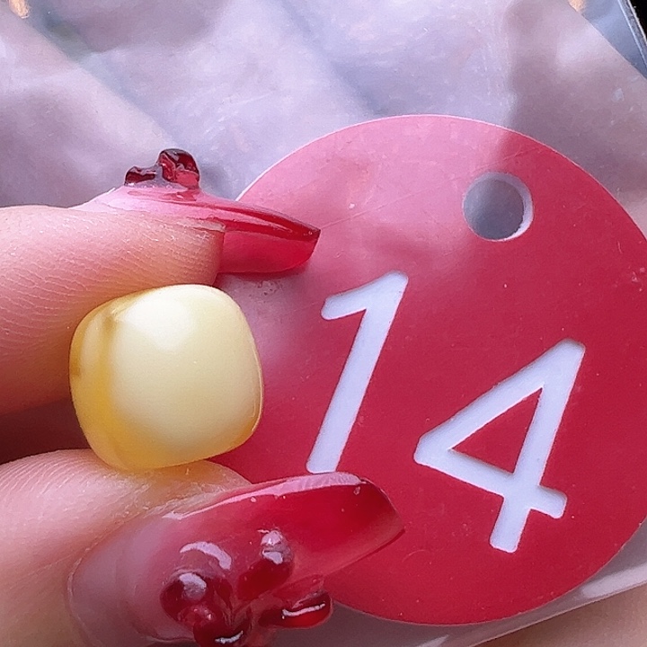 蜜蜡裸石未镶嵌金沙 12.5mm 老型