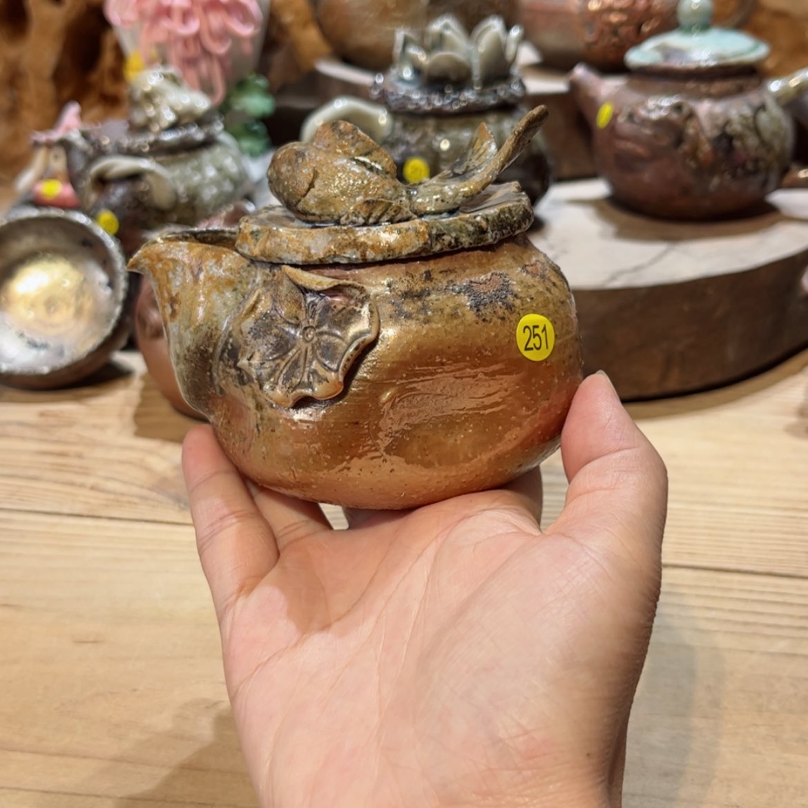 【闪购商品】柴烧茶具手工茶杯宝瓶251