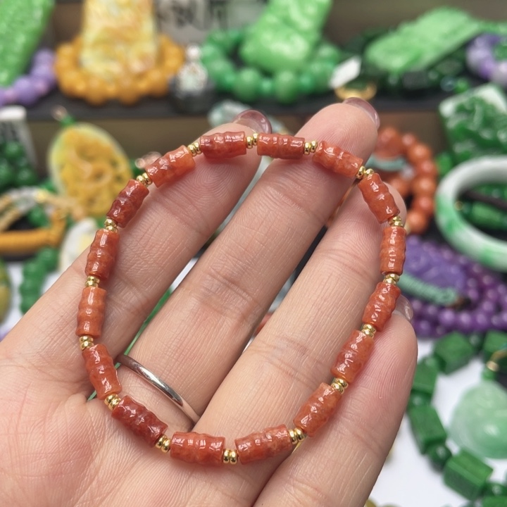 翡翠未镶嵌手链手链27