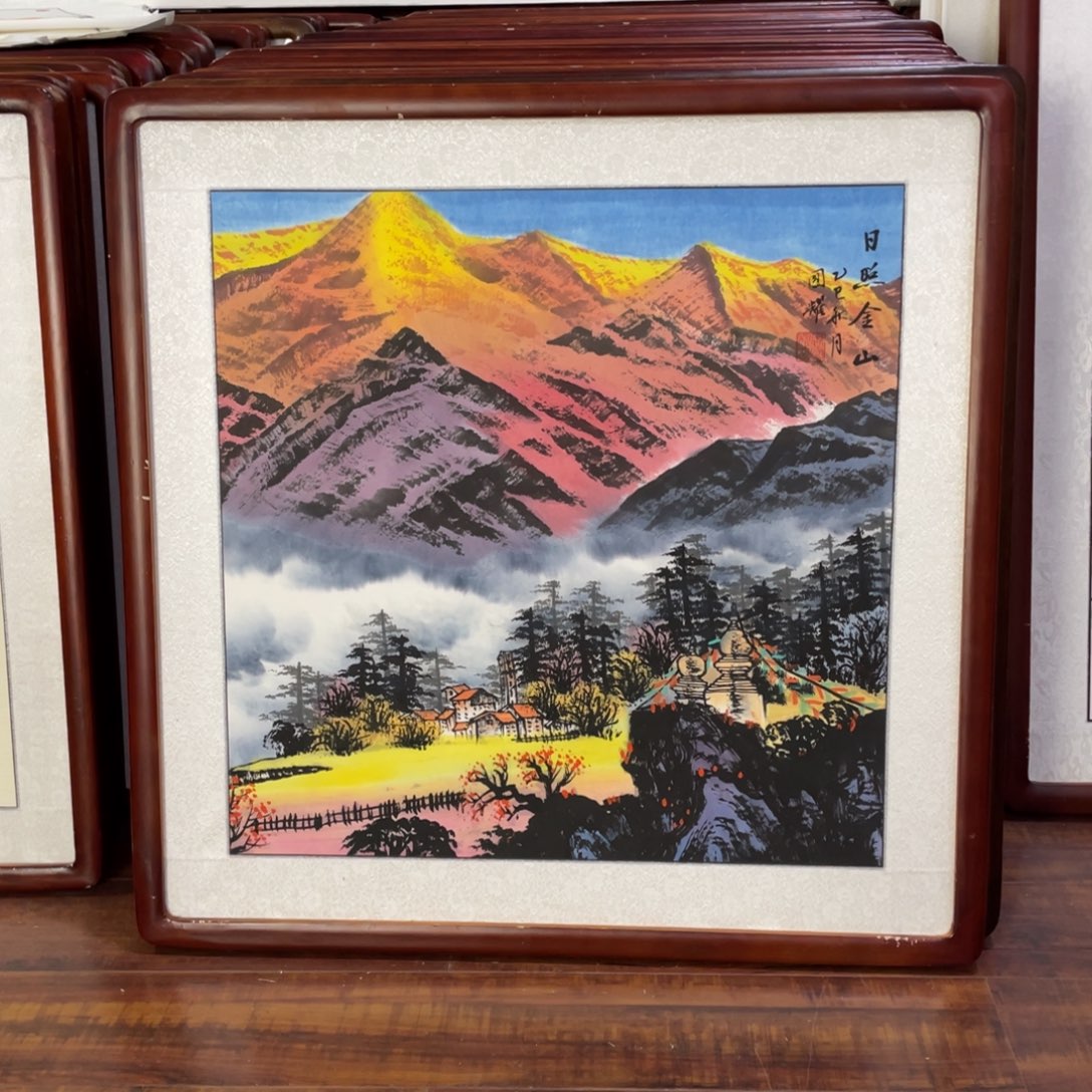 国画带框尺寸63*63厘米