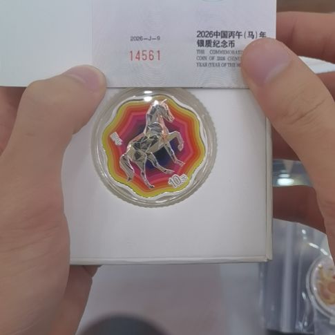 纯银梅花马一枚561