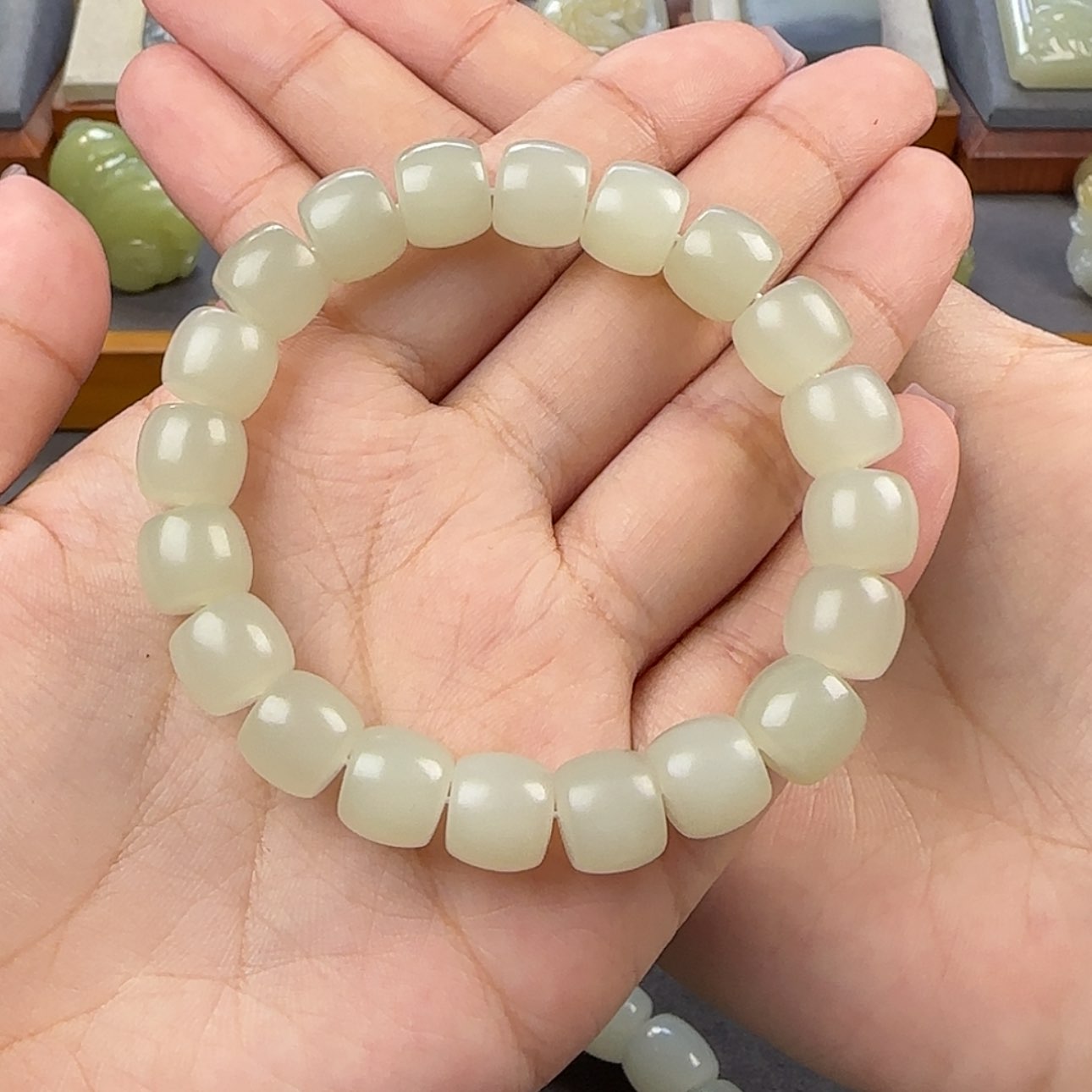 【闪购商品】手链未镶嵌和田玉宁*