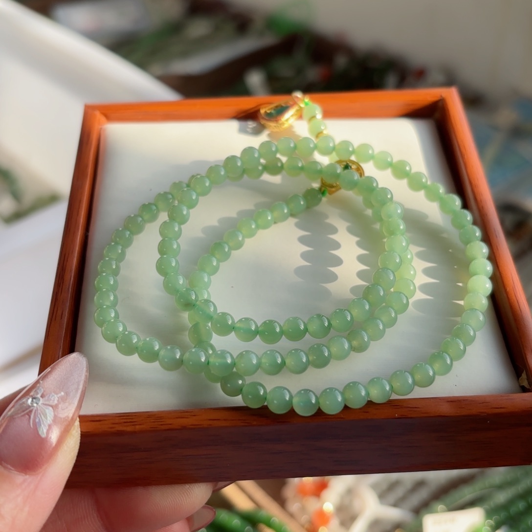 和田玉手链未镶嵌