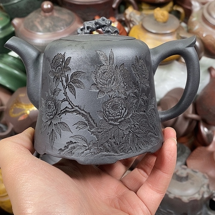 茶壶紫砂微瑕微瑕