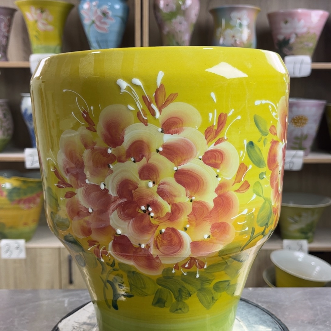 景德镇陶瓷花盆花盆