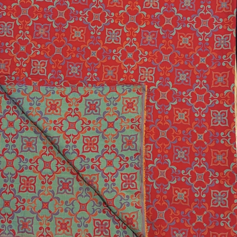 窗花  2.5米幅宽2.55米 纯棉双层纱面料 布头