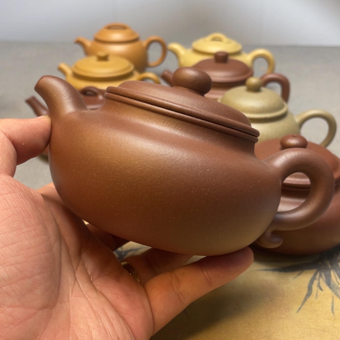 紫砂茶壶刘*友全手仿古