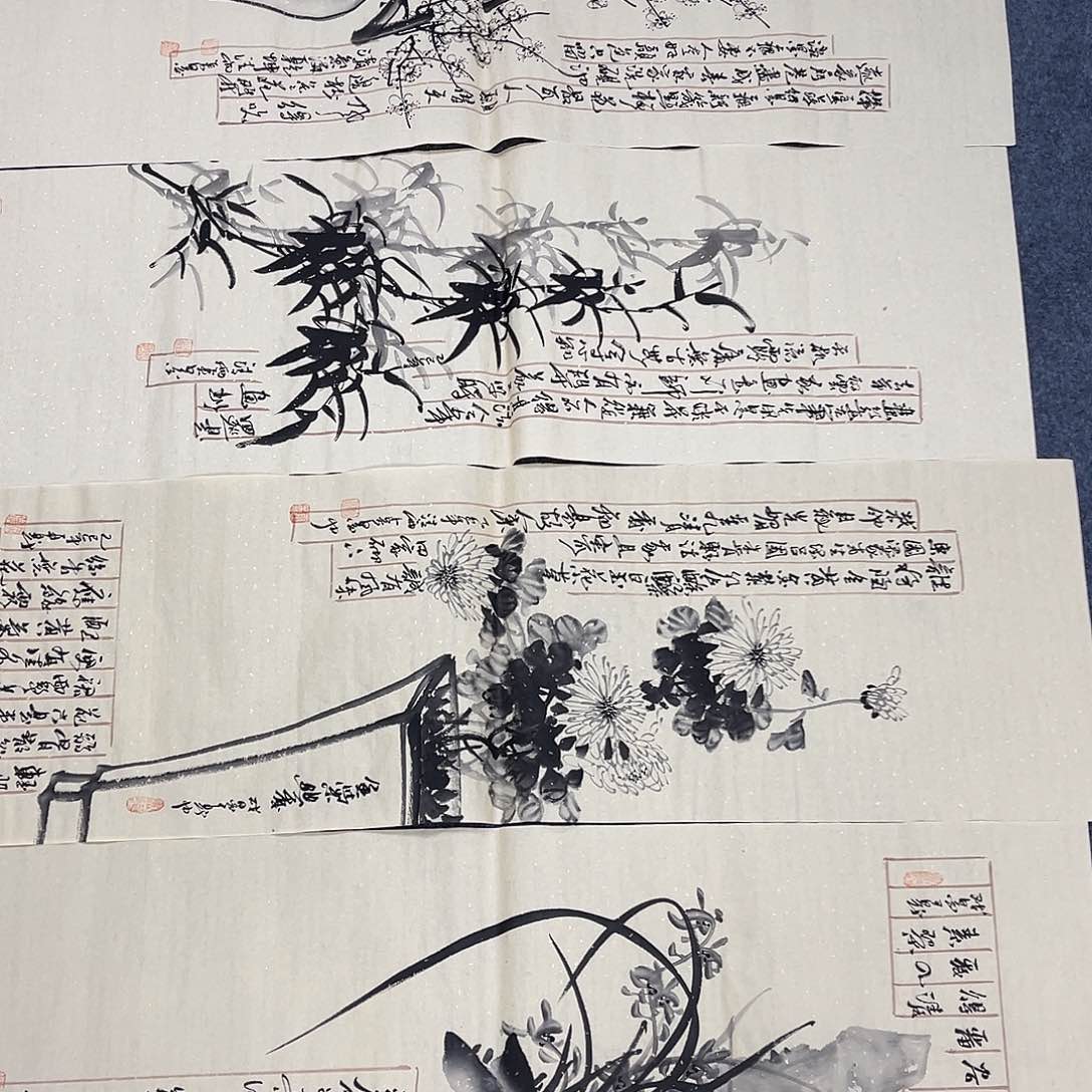 国画宣纸国画纯手绘作品