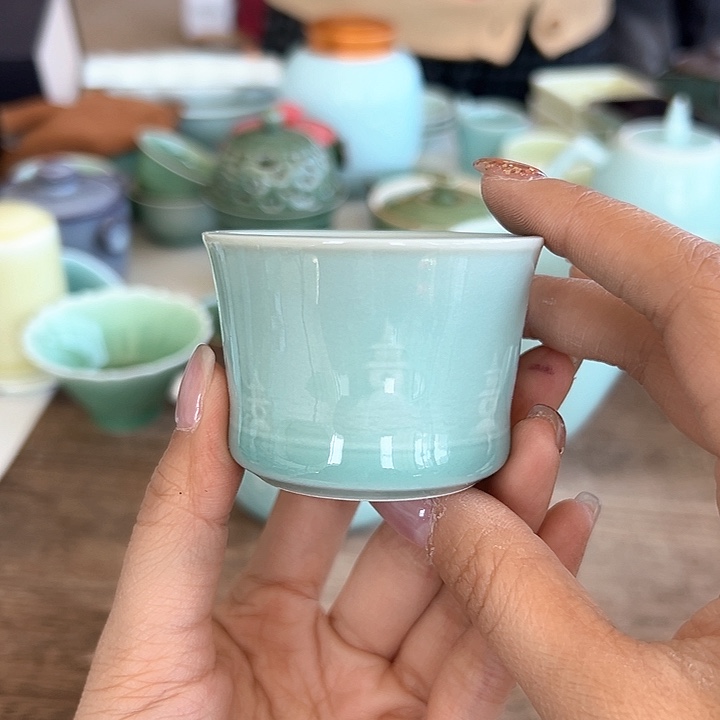 小米茶器龙泉青瓷