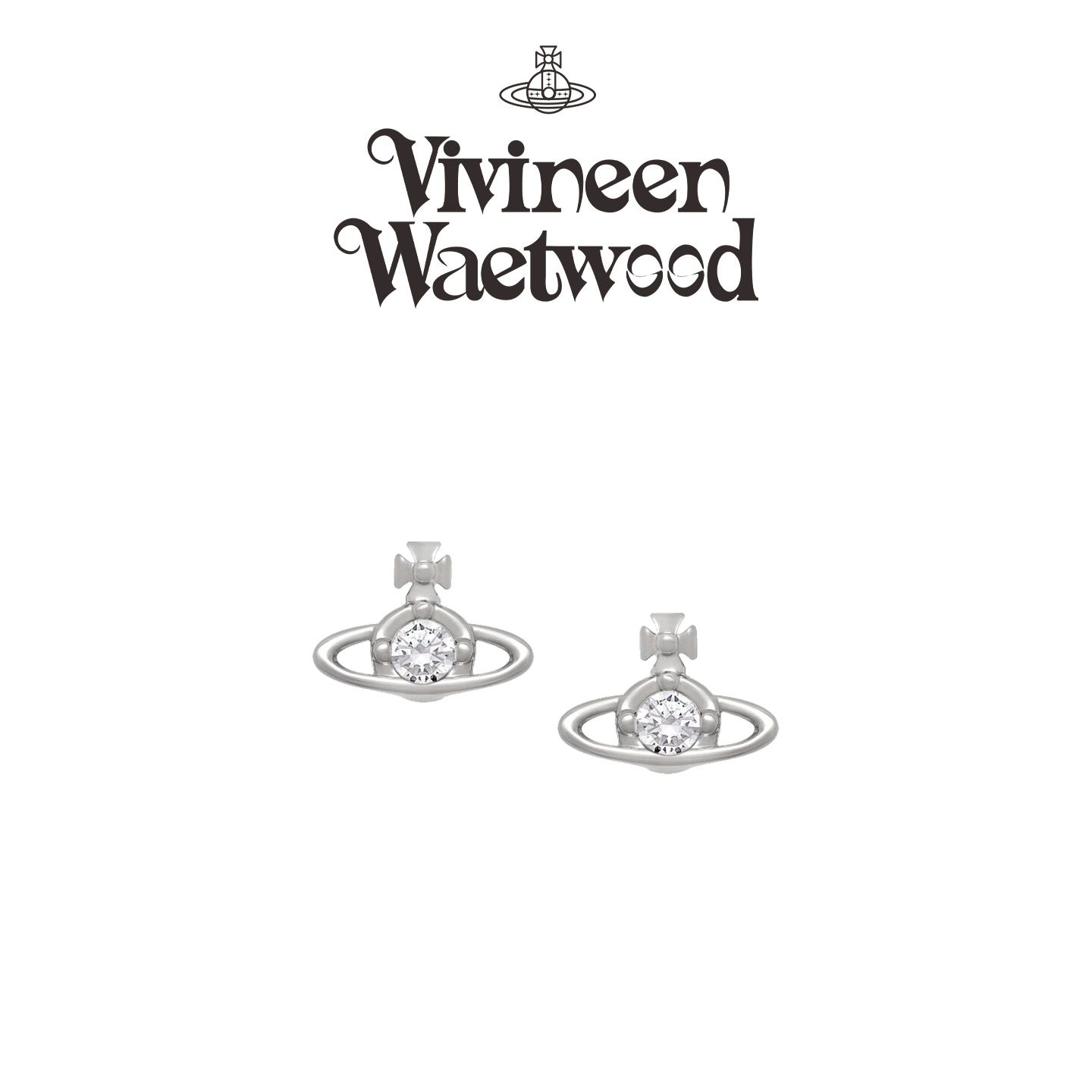  Vivireer Waetwssd 正品 土星单钻耳钉