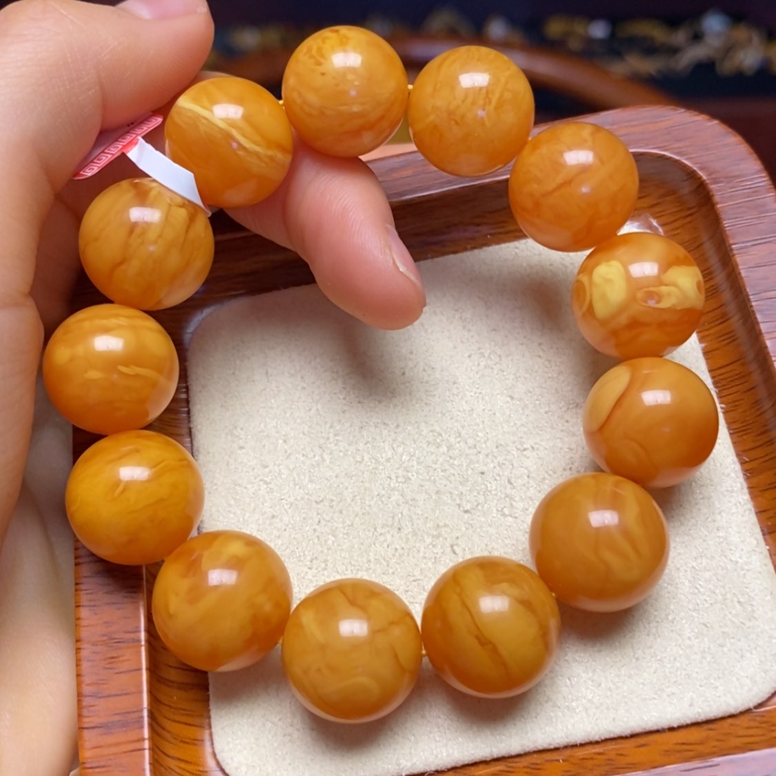 【闪购商品】蜜蜡手链未镶嵌手串