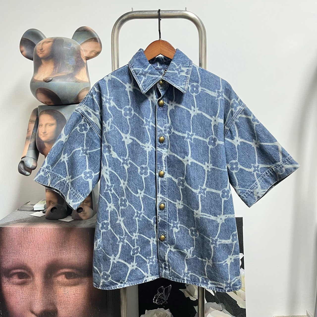 99新 LouisVuitton/路易威登 菲董满印牛仔尺码：S衣长72胸围57