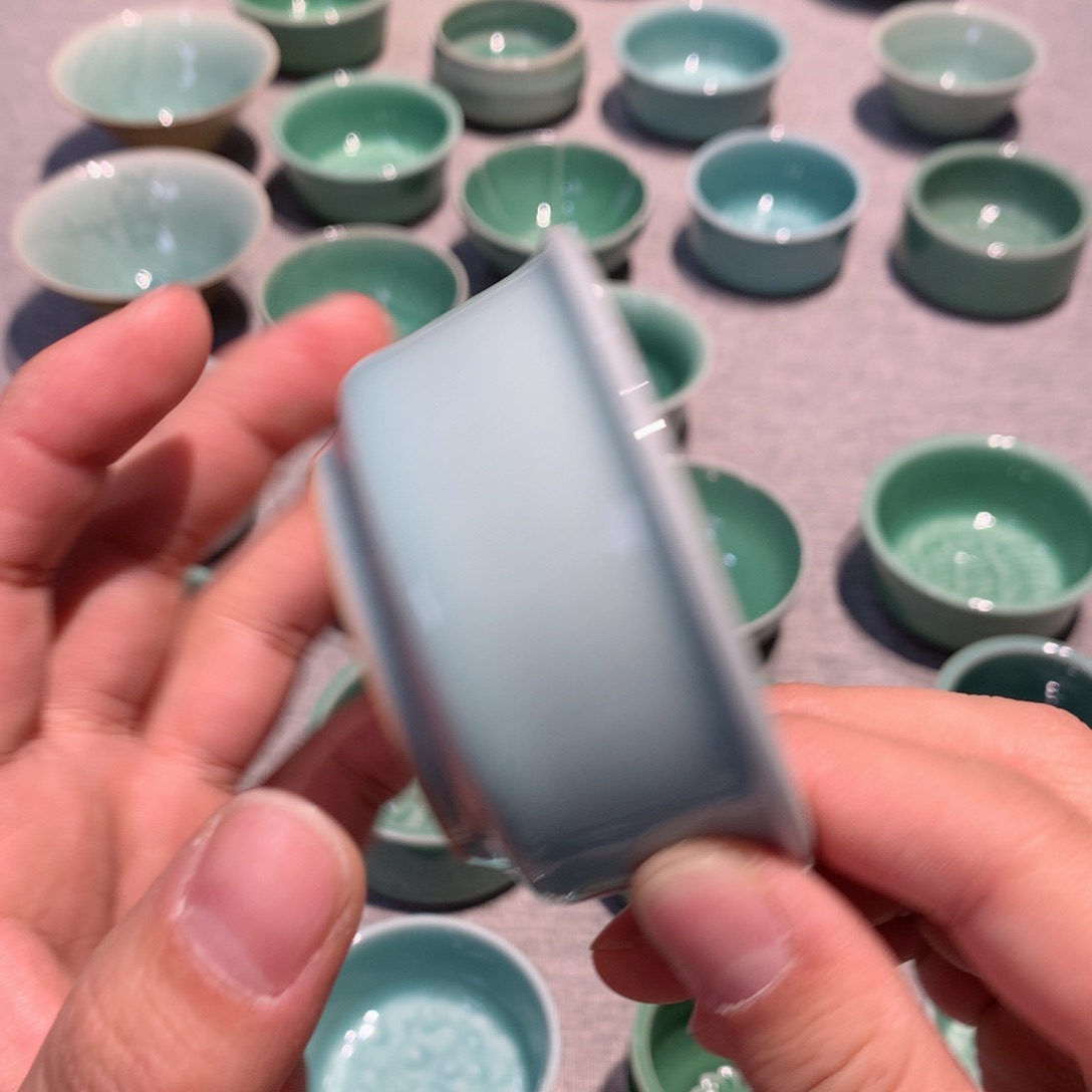 L****6龙泉青瓷茶具杯子