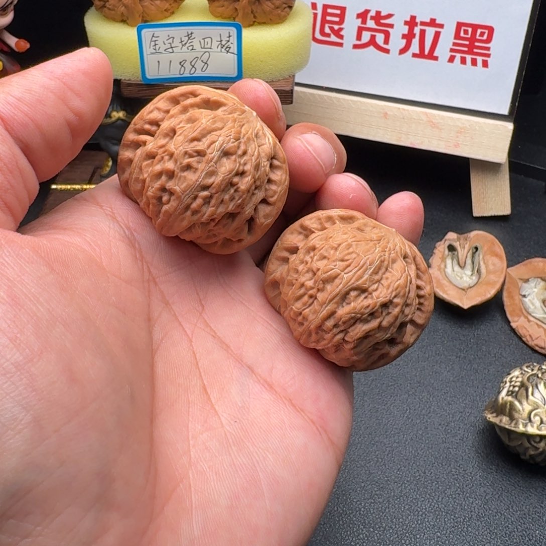 吊坠文玩核桃41+全品铁锤狮子头文玩核桃