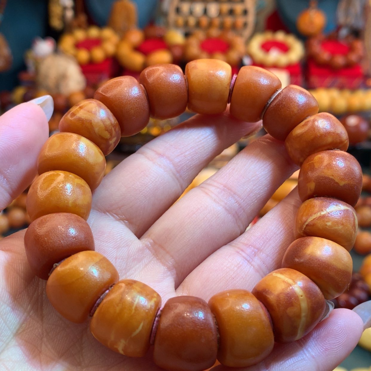 【闪购商品】蜜蜡手串未镶嵌蜜蜡手串