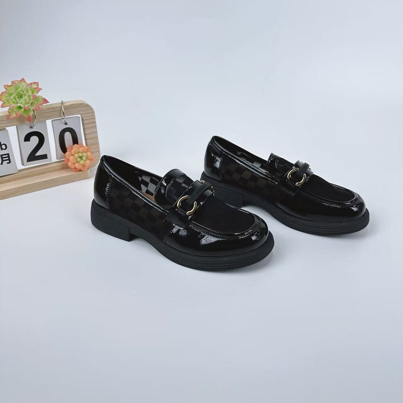 小强家女鞋  韩版圆头新款女鞋潮（A375-21-1）（B310125136-10）