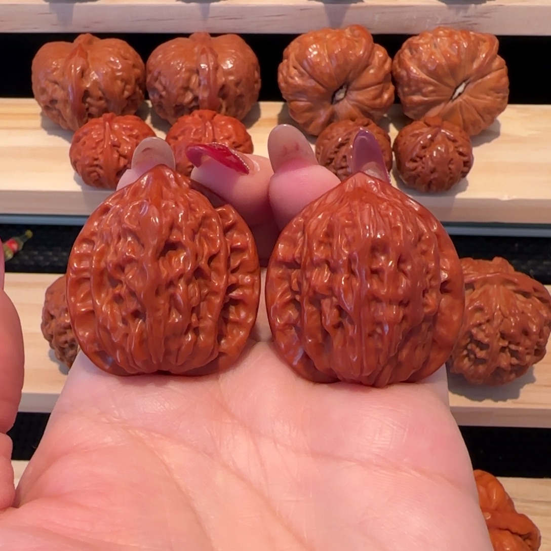 吊坠文玩核桃玉化京公子35精品3032