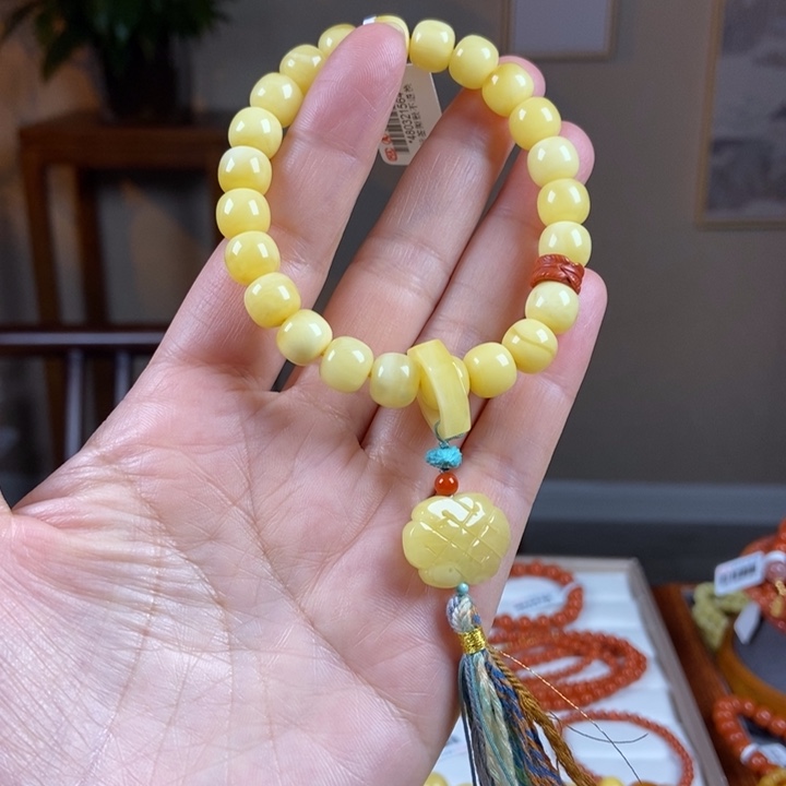 琥珀手链未镶嵌蜜蜡手串9+