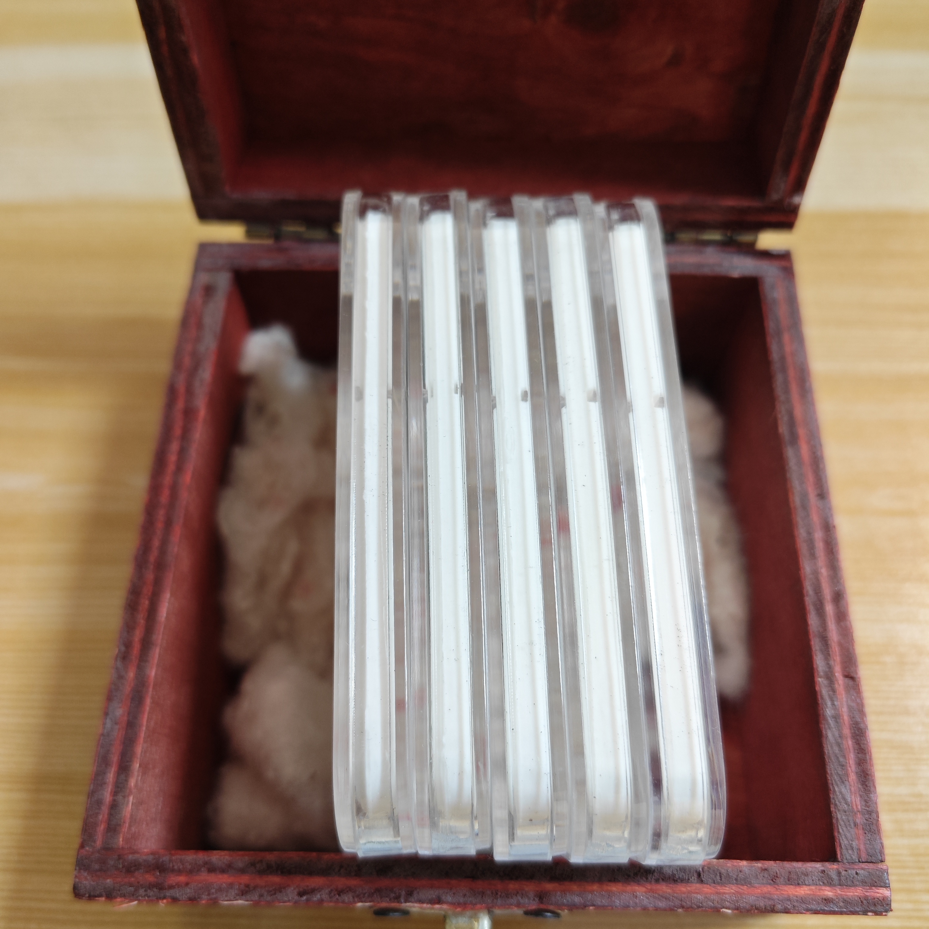 G圆圆五枚5枚盒装桌面摆件