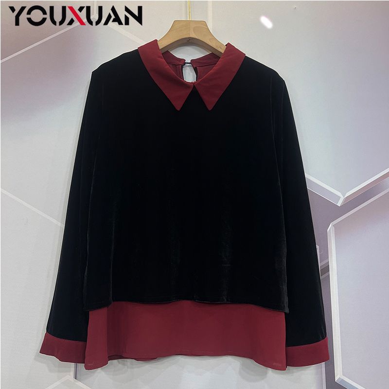 【高定新品】2025新款轻奢气质洋气时尚百搭潮牌长袖小衫28061