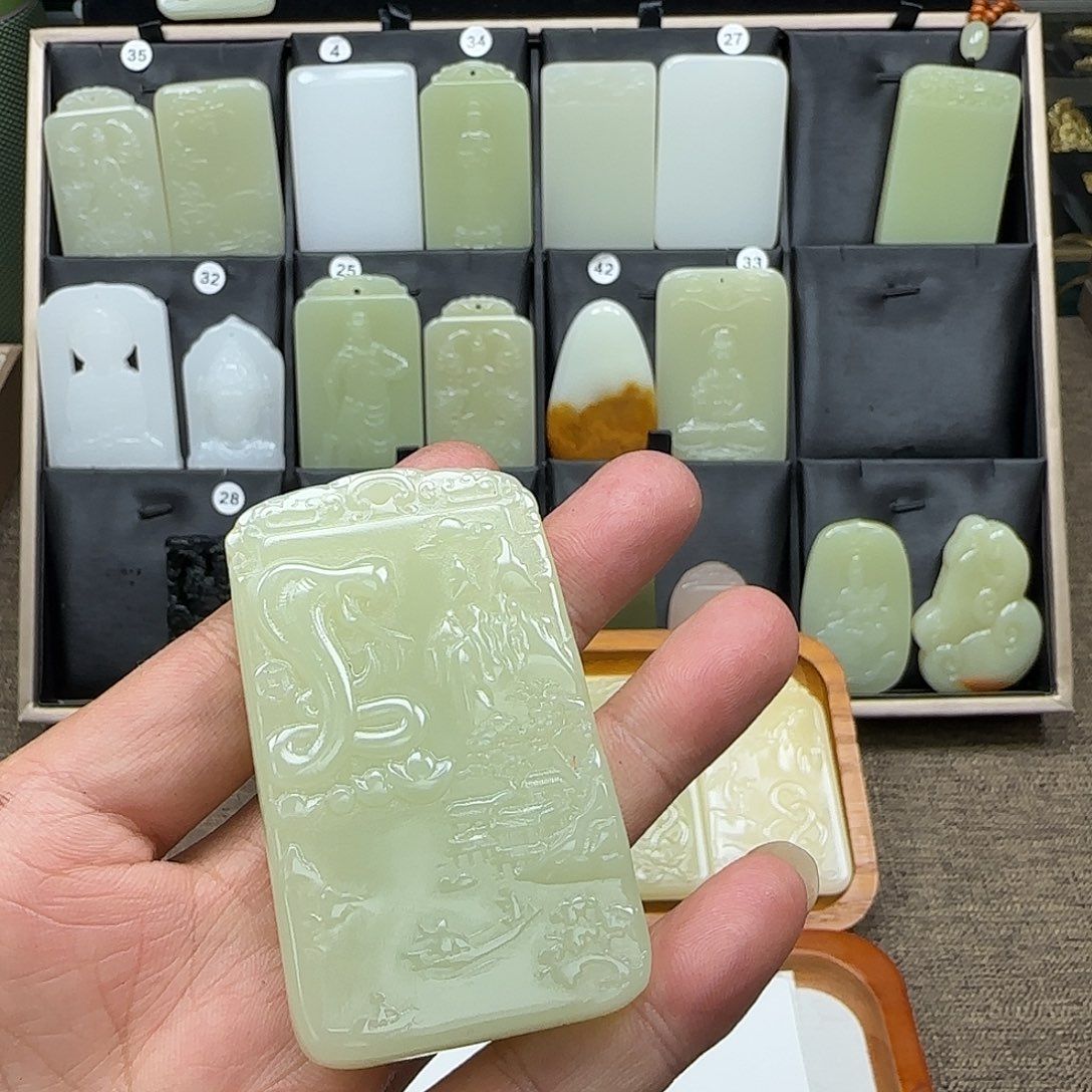 站***鱼昆仑山料一物一拍双面蛇