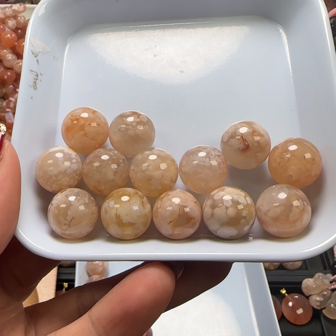 玛瑙/玉髓珠宝半成品未镶嵌糖*