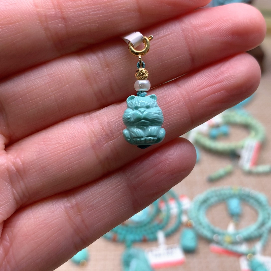 绿松石未镶嵌配饰