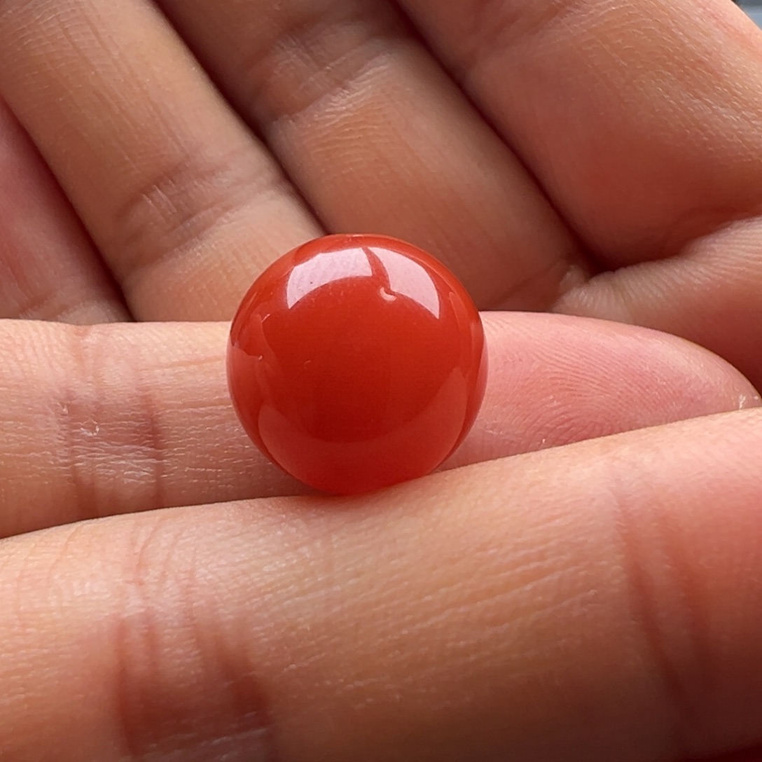 南红玛瑙圆珠14未镶嵌