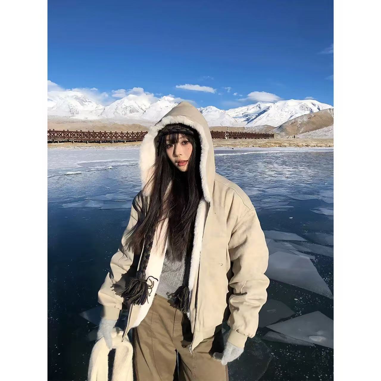 徐秋阳   里昂艺高 百搭时尚休闲设计感显瘦显白外套11987