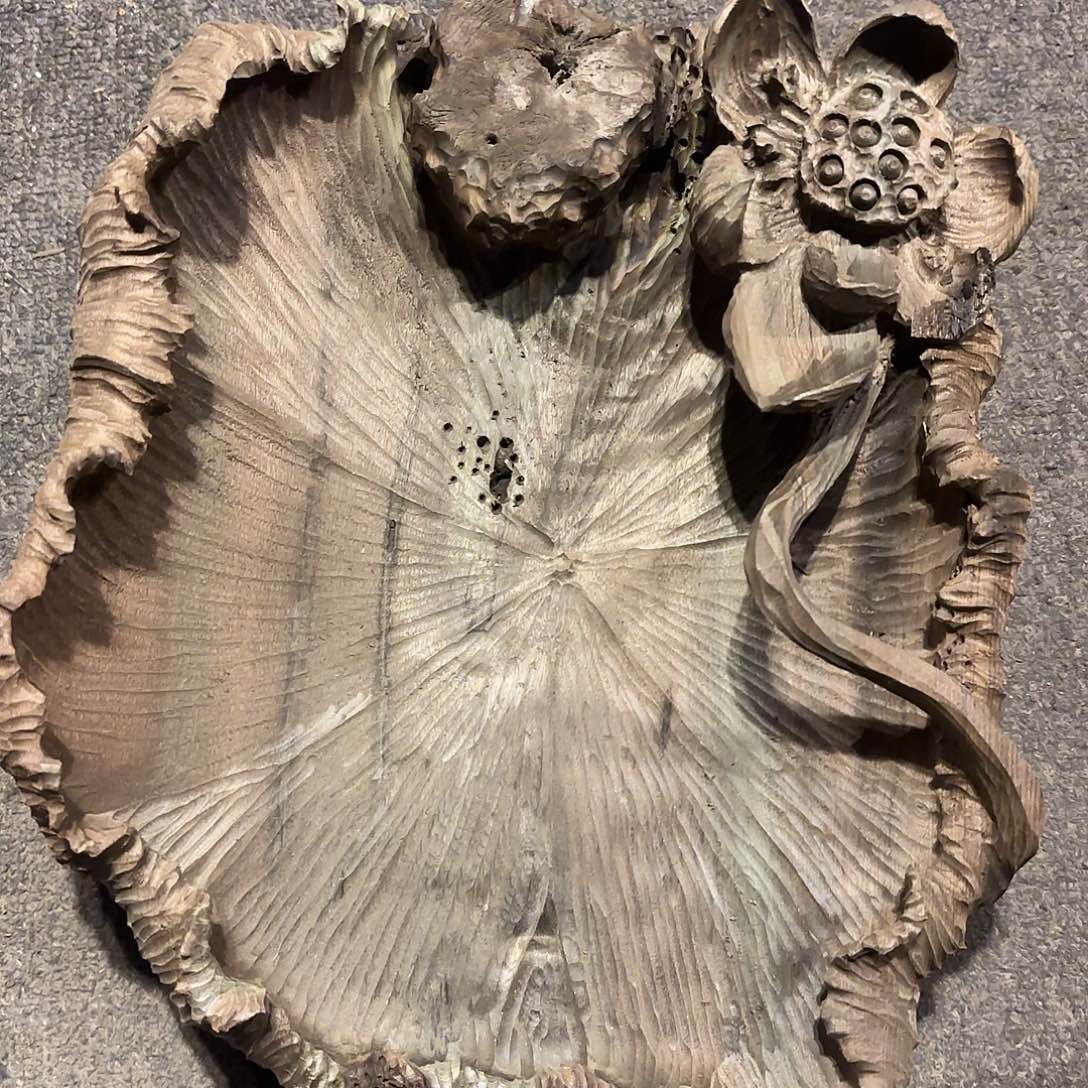 金丝楠金丝楠木大果盘