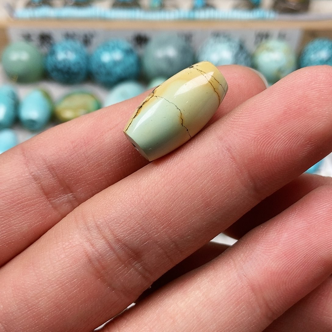 未镶嵌绿松石珠宝半成品