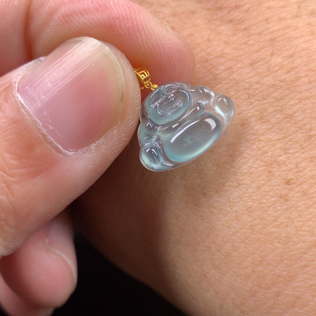 【闪购商品】颈饰18K金镶嵌翡翠翡翠