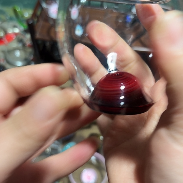 玻璃手工艺品玻璃茶器红韵花器