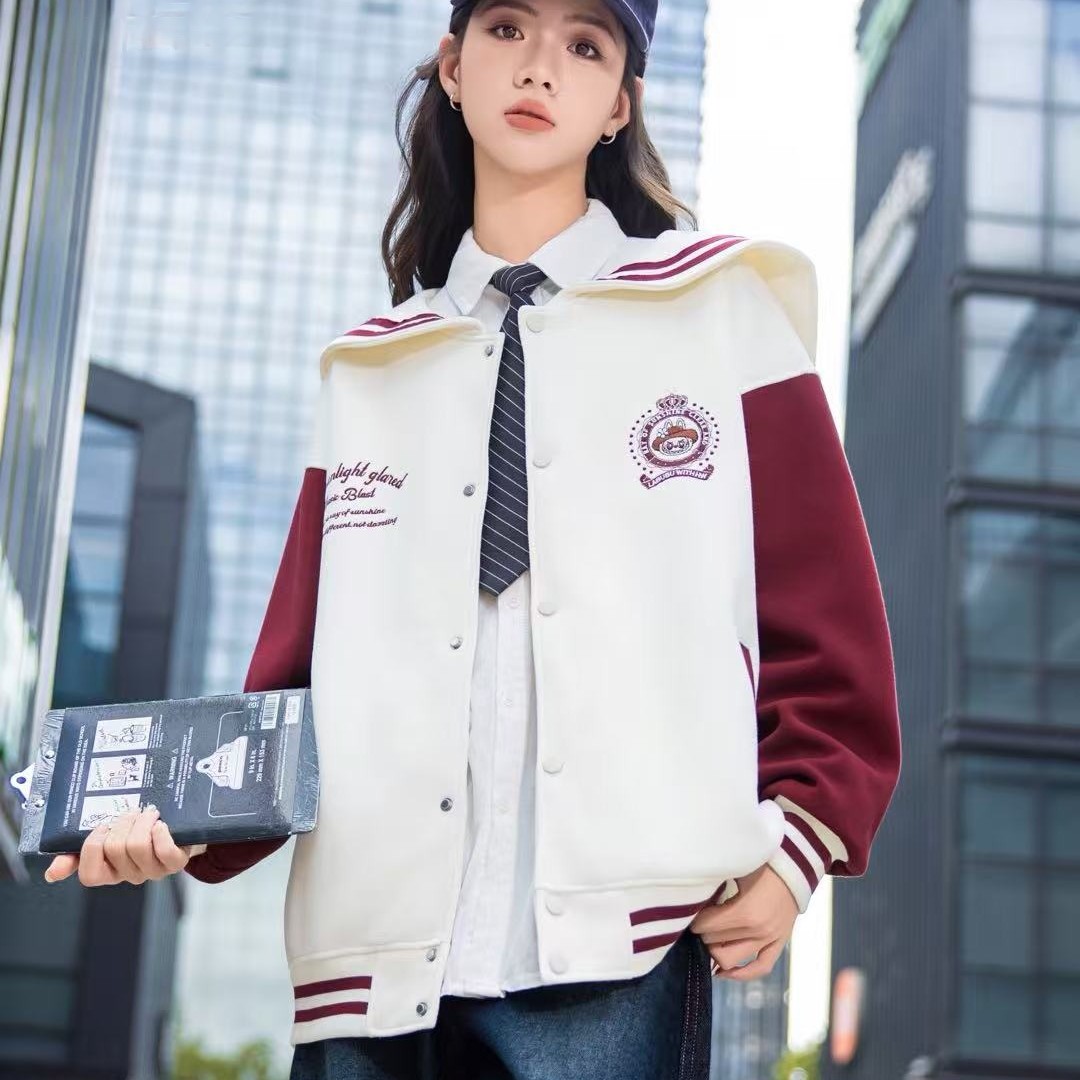2025新款女童外套棒球服160-170