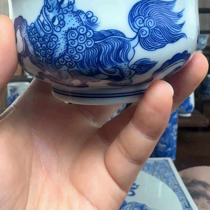 摆件雷祖瓷板画全手工