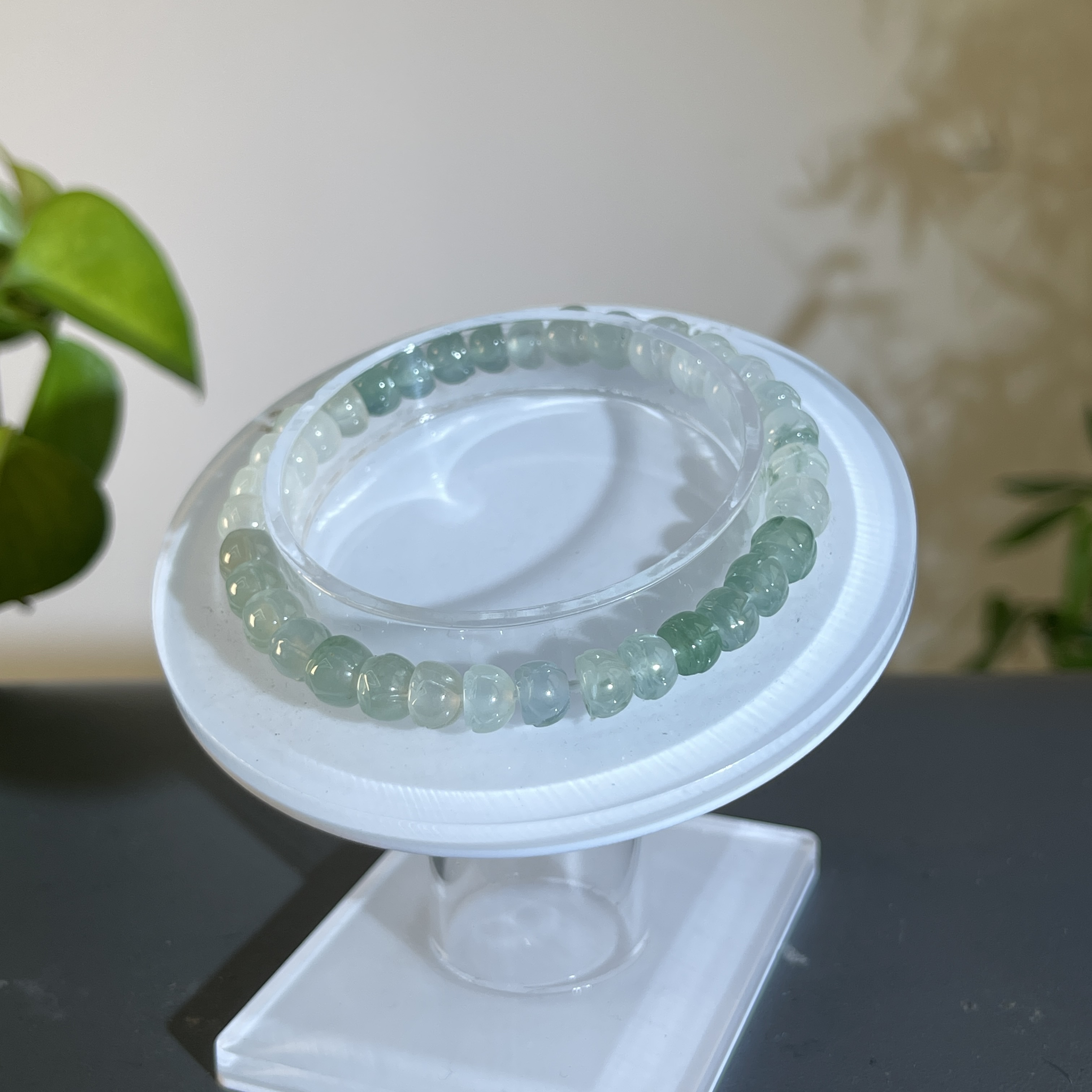JTW17-120 天然翡翠缅甸A货 翡翠手串