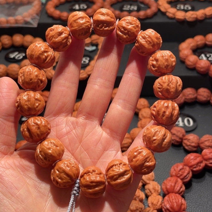 手串文玩核桃赤龙手串1.8