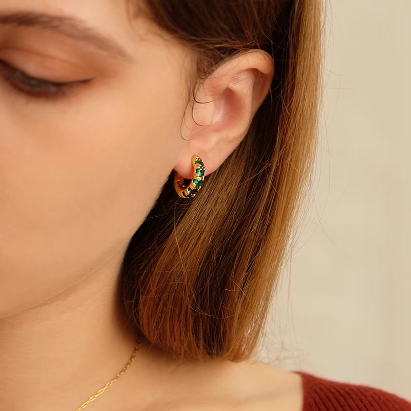 铜合金耳饰 设计师款耳饰~1610   X