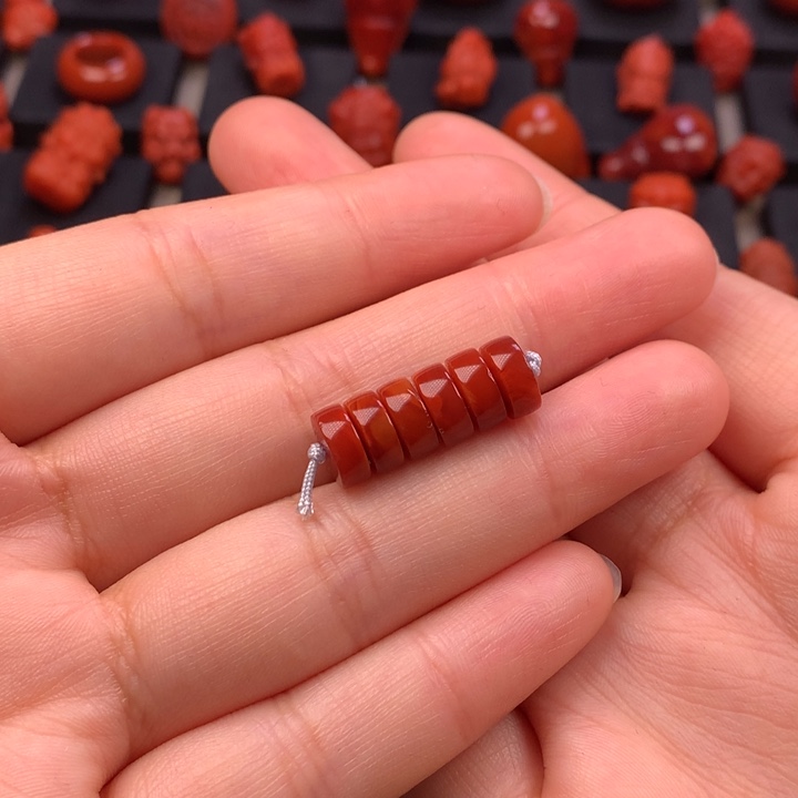 南红玛瑙未镶嵌隔片8MM