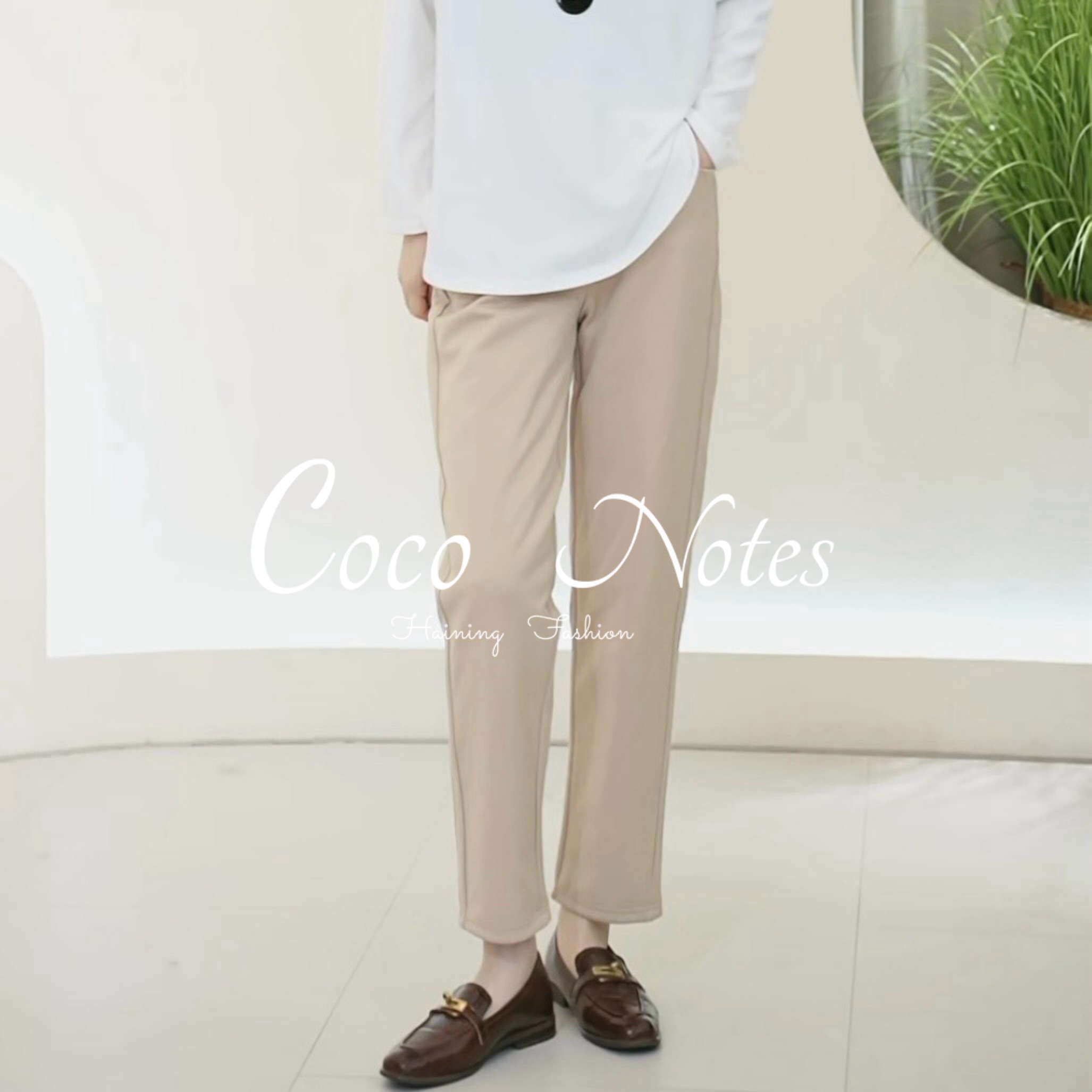 COCO NOTES【鹅绒裤88688款】冬季加厚保暖石墨烯莱赛尔保暖裤