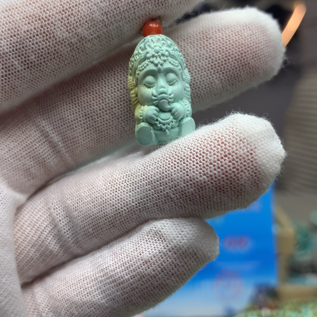 绿松石挂件未镶嵌