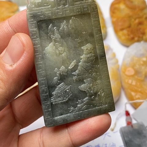 定制翡翠未镶嵌安*顽翡翠