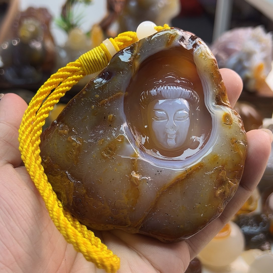 玛瑙/玉髓未镶嵌颈饰