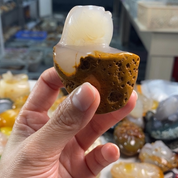 玛瑙/玉髓吊坠(不含链)未镶嵌