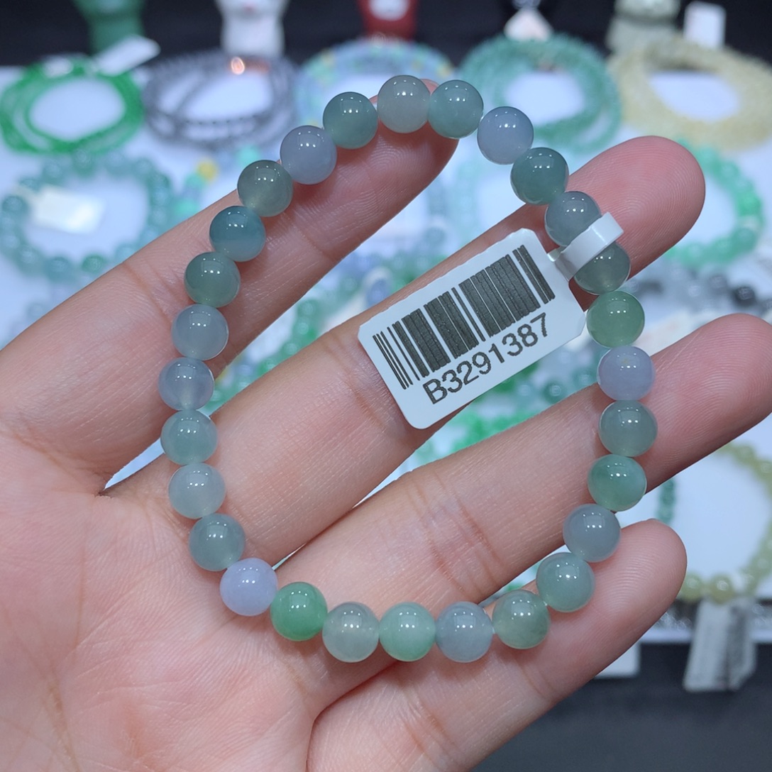 翡翠未镶嵌手串天然