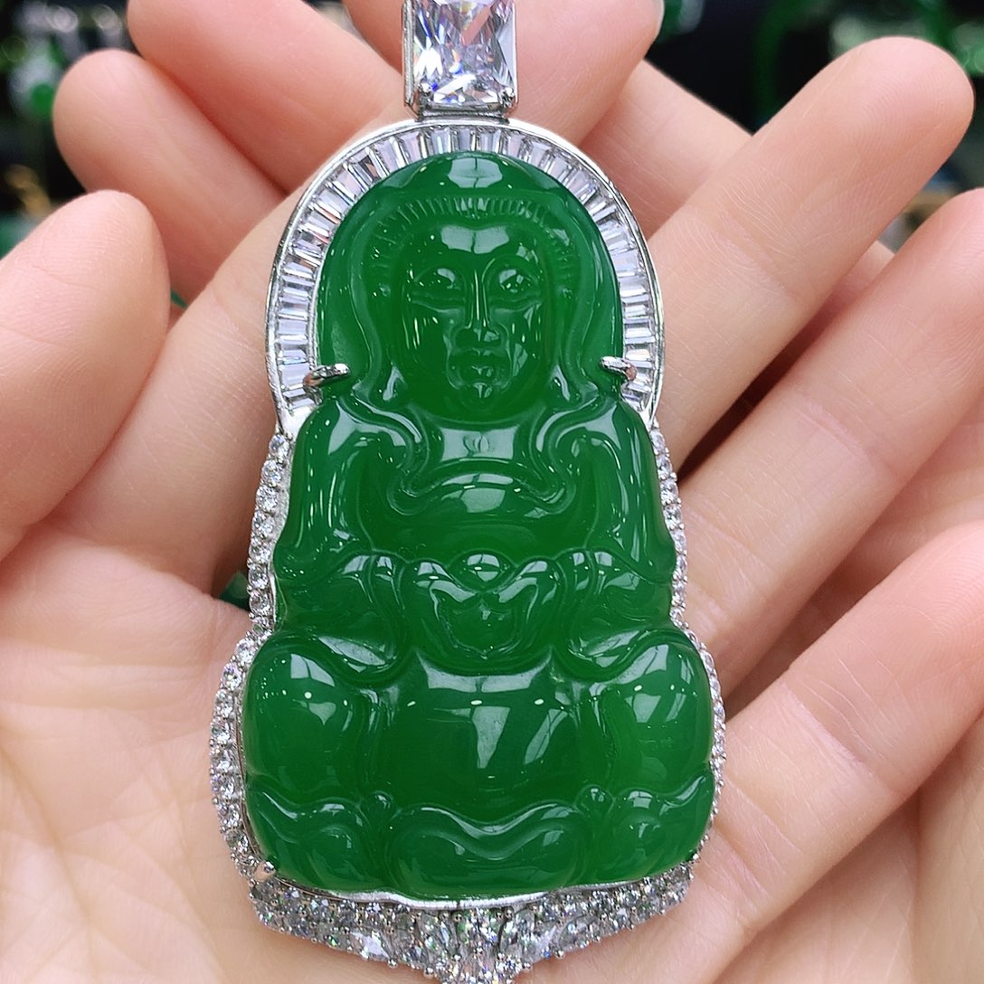 玛瑙/玉髓吊坠银S925镶嵌