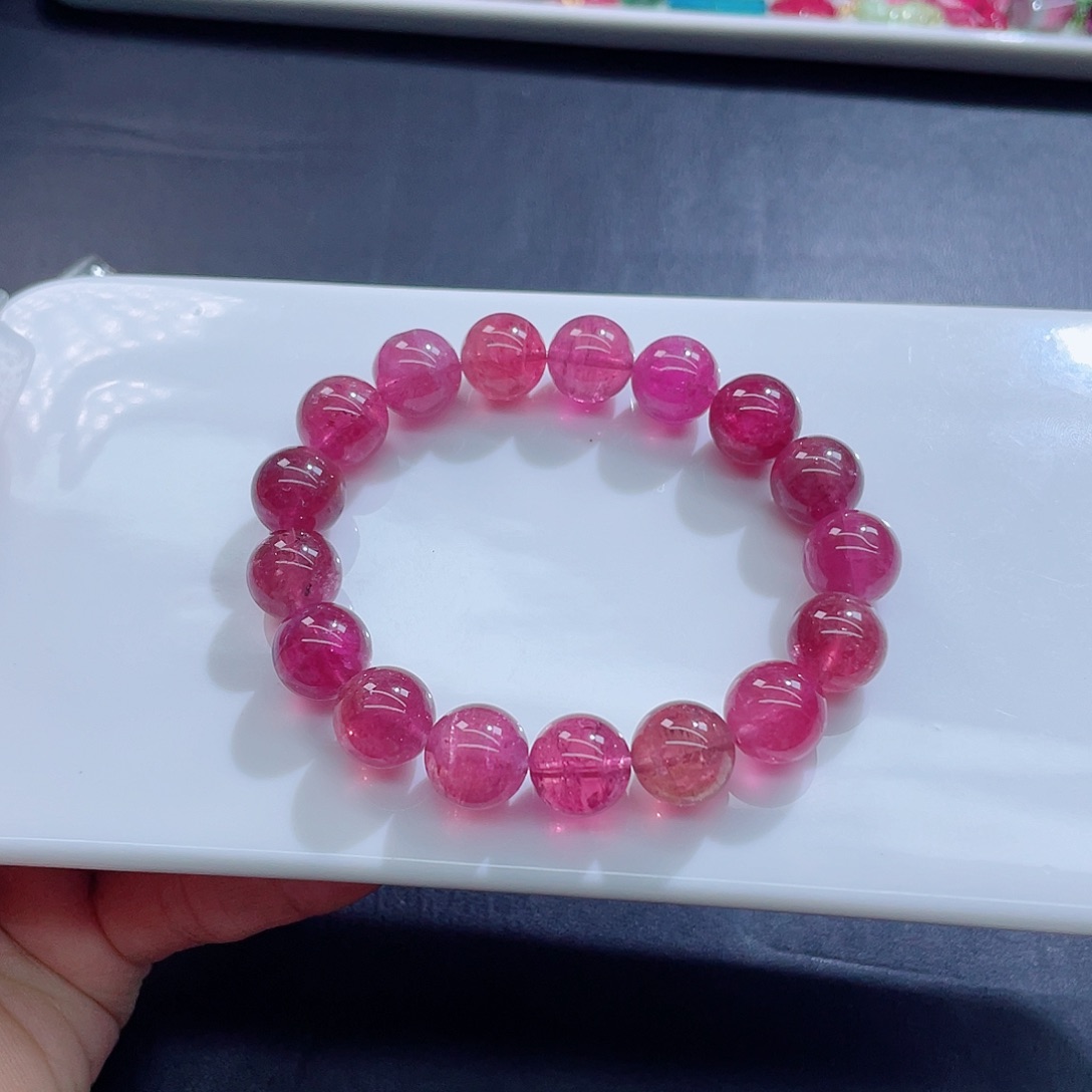 手链未镶嵌碧玺12mm左右