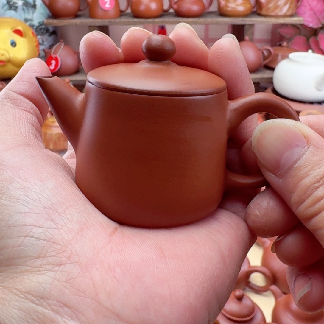 紫砂茶壶小汉瓦50 cc手拉